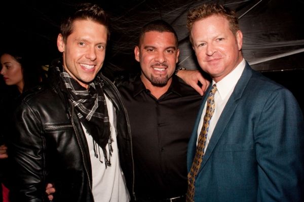 Matthew Bondy with Adult Film Star Mario Ortiz and Director Andrew Shaifer Photo